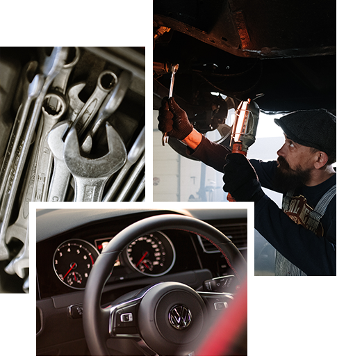 car tools, steering wheel, repairman